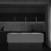 Подвесная люстра Focus LED P072PL-L12W4K-BS