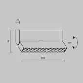Спот Points rot C136CL-12W3K-W