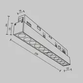 Трековый светильник Points TR031-2-12W4K-W