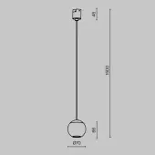 Трековый светильник Sfera TR165-1-8W3K-M-B