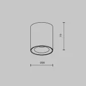 Точечный светильник Spark C094-GU10-MG