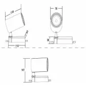 Трековый светильник Vuoro TR029-3-10W3K-W-W