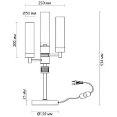 Настольная лампа Kamilla 5275/3T
