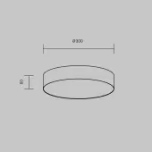 Точечный светильник Zon C032CL-36W4K-RD-B