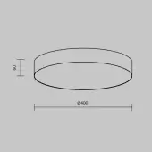 Точечный светильник Zon C032CL-45W4K-RD-B