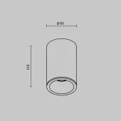 Точечный светильник Zoom C029CL-01-S-W