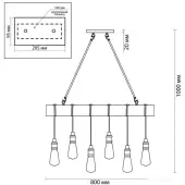 Подвесная люстра Klaus 3740/6