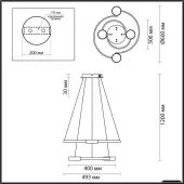 Подвесная люстра Ledio Sheridan 5247/79L