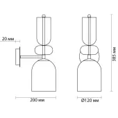 Бра Moderni 4589/1WA