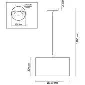 Подвесная люстра Nikki 3745/2