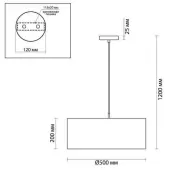 Подвеcная люстра Nikki 3745/3