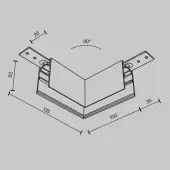 Соединитель треков Technical TRA034HCL-41W