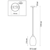 Подвесная люстра Sapphire 4490/1