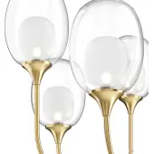 Подвесная люстра Aura MOD016PL-08BS