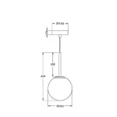 Подвесная люстра Basic form MOD321PL-01B1