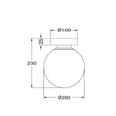 Бра Basic form MOD321WL-01W1