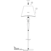 Торшер Beira MOD064FL-01N