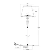 Торшер Beira MOD064FL-01N
