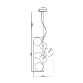 Подвесная люстра Dallas MOD545PL-06CH