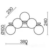 Бра Dallas MOD547WL-05B