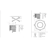 Припотолочная люстра Dune DIA005CL-06CH