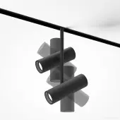 Трековый светильник Elti Duo TR005-4-2X12W-DS-B