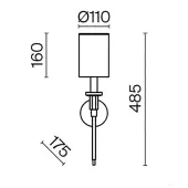 Бра Florida MOD148WL-01CH