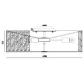 Подвеcная люстра Gelid MOD184PL-06CH