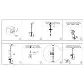 Люстра средней высоты Giro MOD095PL-02BS
