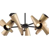 Люстра средней высоты Giro MOD095PL-10BS