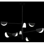 Подвеcная люстра Mollis MOD126PL-08B