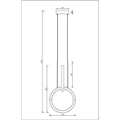 Подвесная люстра Node MOD165PL-L18B3K