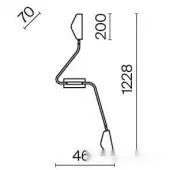 Бра Notta MOD417WL-02BS