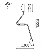 Бра Notta MOD417WL-02BS