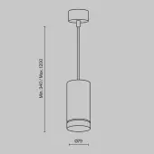 Подвесная люстра Orlo P085PL-12W4K-B