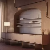 Светильник Points C101CL-L1000-24W3K-BS