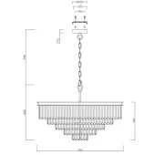 Подвесная люстра Revero MOD085PL-12CH