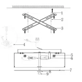 Припотолочная люстра Ripple MOD096CL-03CH