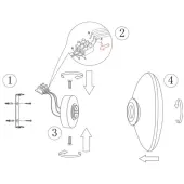 Бра Roca MOD004WL-L5S3K1