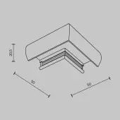 Соединитель треков Basity TRA172CL-R-11B