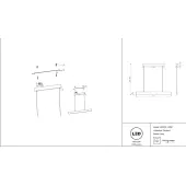 Подвесная люстра Step P010PL-L23W