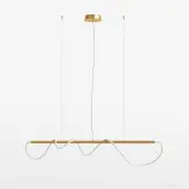 Подвесная люстра Tau MOD166PL-L30G3K