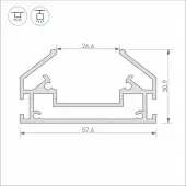 Соединитель треков Technical Exility TRA034CPC-42W-15