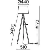 Торшер Z177FL-01W