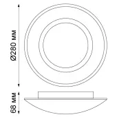 Припотолочная люстра Cail 357928