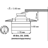 Точечный светильник Cubic 369540