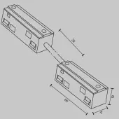 Коннектор питания шинопровода Exility TRA034CPC-42B-5-1