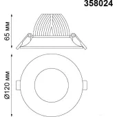 Точечный светильник Glok 358024