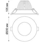 Точечный светильник Glok 358026